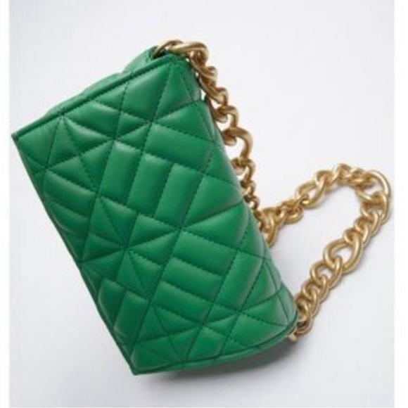 Green Quilt Zara bag - Picture 5 of 12